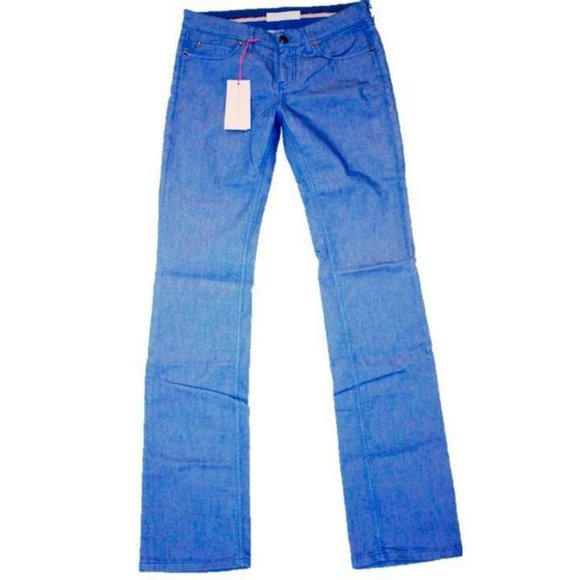 STELLA McCARTNEY Women's Denim Light Blue  JEANS - Picture 1 of 3